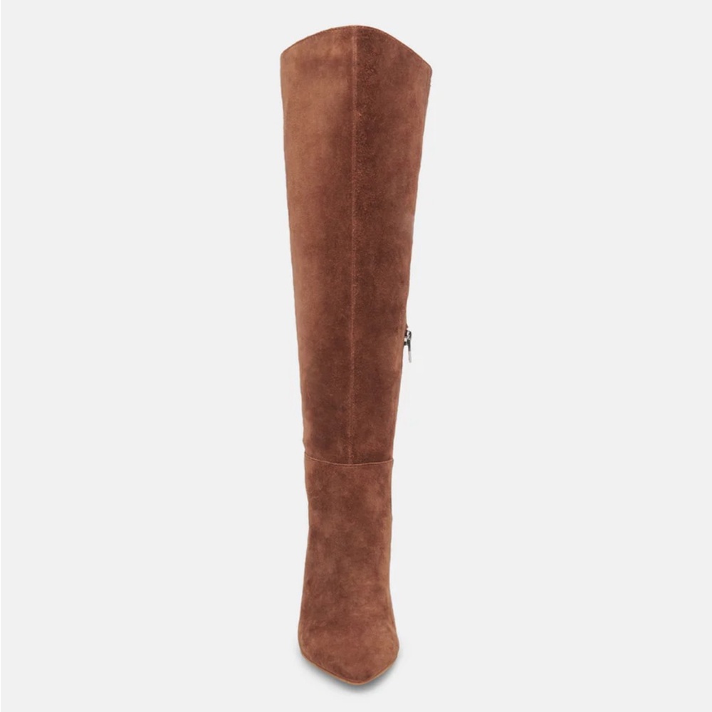 Dolce Vita wide calf boots in suede leather (fits like a size 6) - Picture 4 of 6